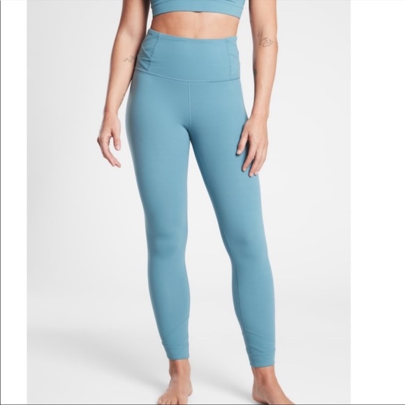 NWOT Athleta Elation Pirouette 7/8 Tight Blue - Picture 2 of 7